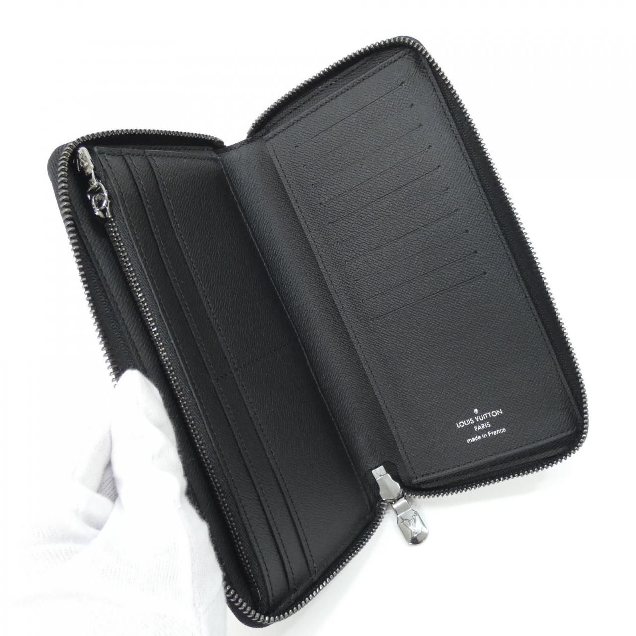 Louis Vuitton Monogram Eclipse Zippy Wallet Vertical — view 4