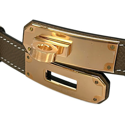 Hermes Belt Kelly Etoupe Rose Gold — view 3