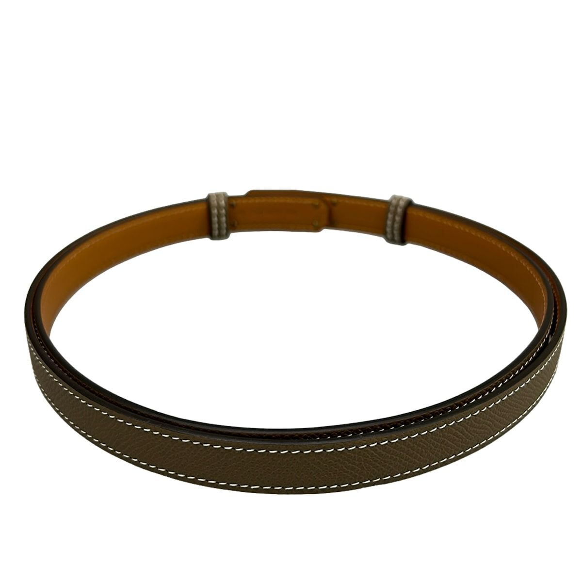 Hermes Belt Kelly Etoupe Rose Gold — view 2