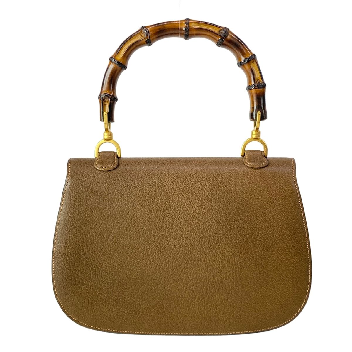 Gucci Handbag Bamboo Classic Brown Leather — view 3