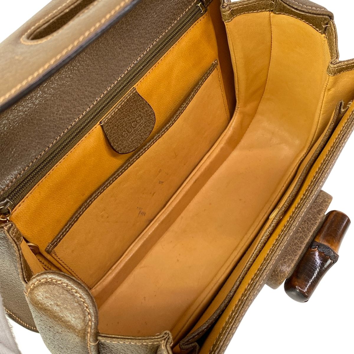 Gucci Handbag Bamboo Classic Brown Leather — view 7