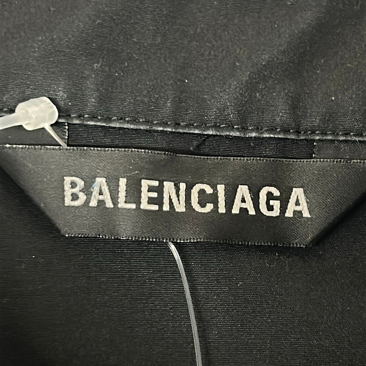 Balenciaga Short Sleeve Shirt 38 S Black Cotton — view 3