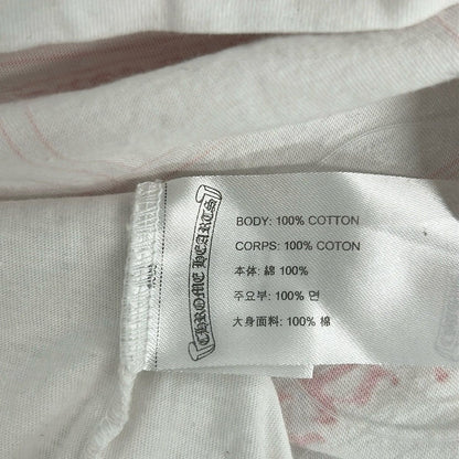 Chrome Hearts Long Sleeve T-Shirt L White Red Pocket L S Cotton — view 5