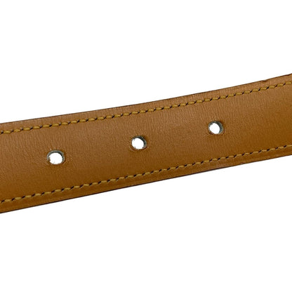 Hermes Belt 75 Black Gold Leather — view 7