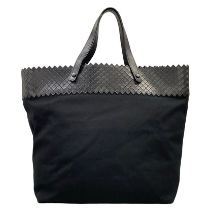 Bottega Veneta Tote Intrecci Omirage Black Leather
