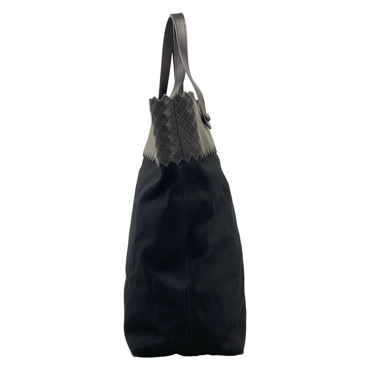 Bottega Veneta Tote Intrecci Omirage Black Leather — view 2