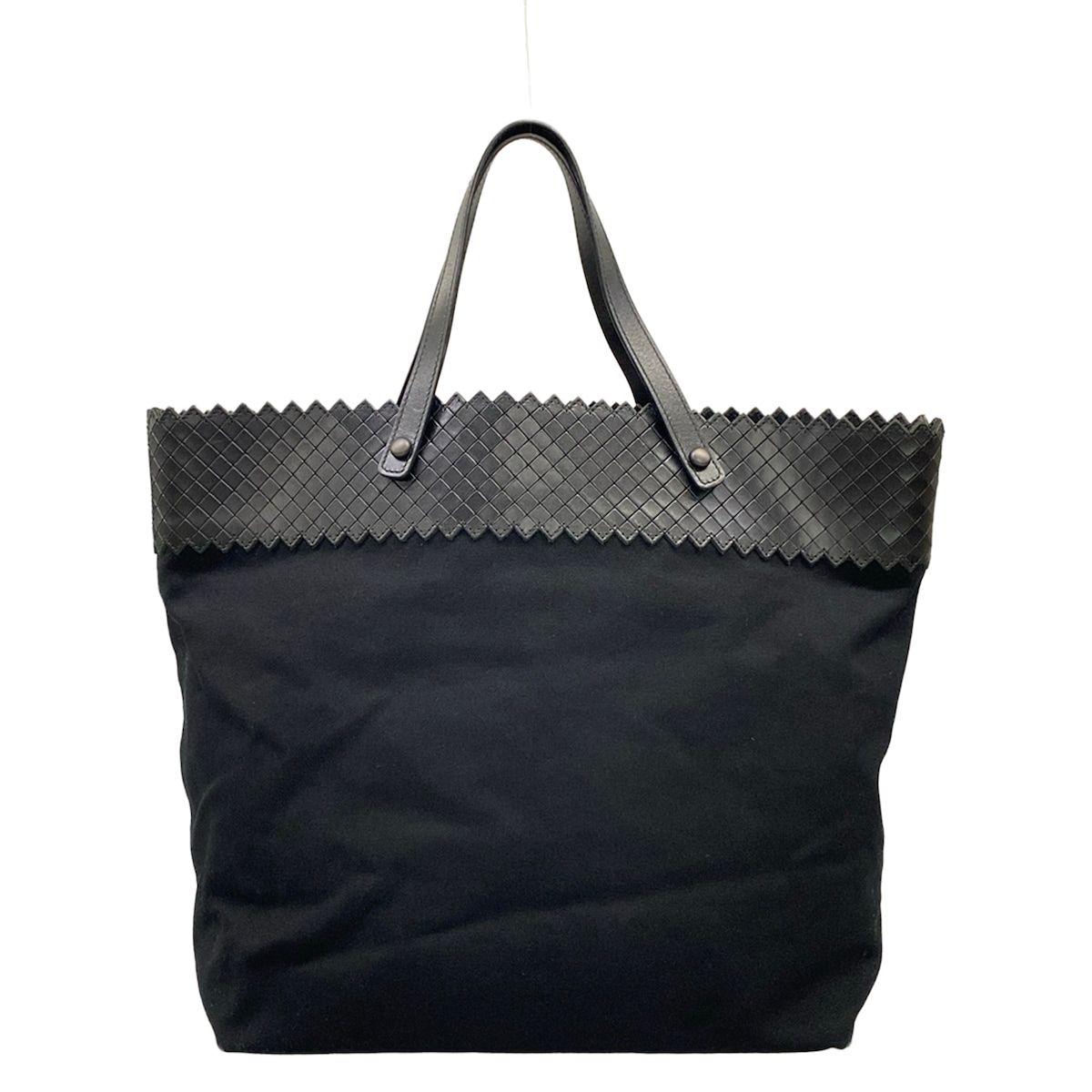 Bottega Veneta Tote Intrecci Omirage Black Leather — view 3