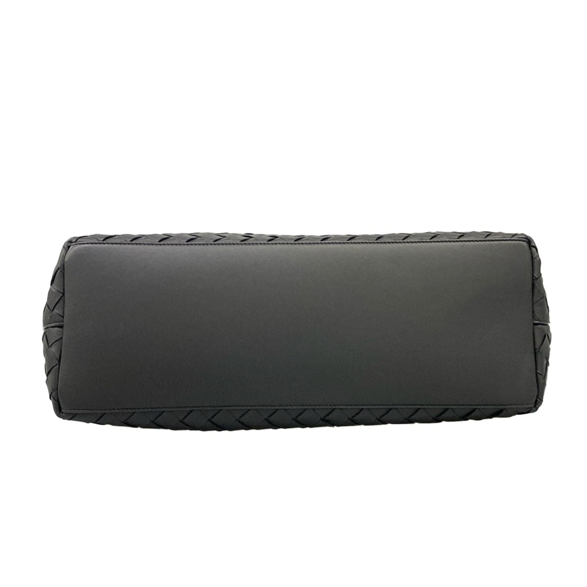 Bottega Veneta Tote Intrecciato the Slot Black Blue Leather — view 5