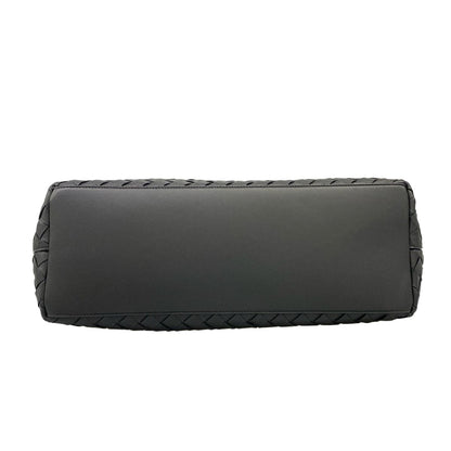Bottega Veneta Tote Intrecciato the Slot Black Blue Leather — view 5