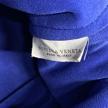 Bottega Veneta Tote Intrecciato the Slot Black Blue Leather — view 8