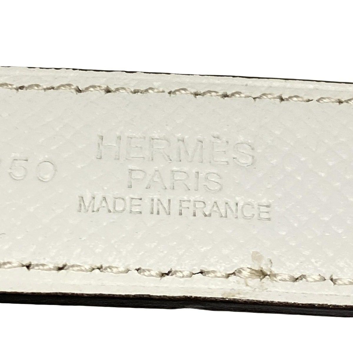Hermes Belt 70 Etoupe Silver — view 4