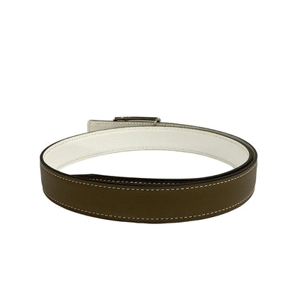 Hermes Belt 70 Etoupe Silver — view 2