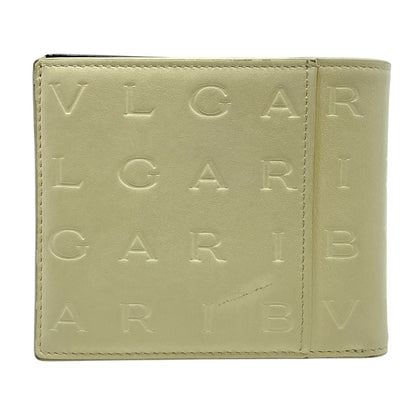 Bvlgari Infinitum Wallet Bifold Folding Billfold Logo Mania Compact Leather — view 2