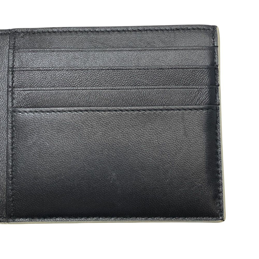 Bvlgari Infinitum Wallet Bifold Folding Billfold Logo Mania Compact Leather — view 8