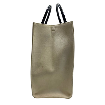 Fendi Sunshine Tote Shopping Patent Leather Black White Practical — view 3