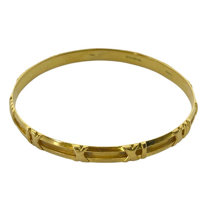 Tiffany & Co Atlas Bangle Bracelet 750 18k Yellow Gold Collection — view 6