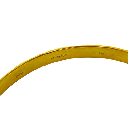 Tiffany & Co Atlas Bangle Bracelet 750 18k Yellow Gold Collection — view 5