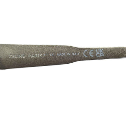 Celine Trio Sunglasses Oval Eyewear Metal Frame Black Gray — view 7