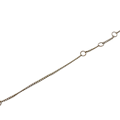 Fendi O'lock Bracelet FF Logo Crystal Rhinestone Gold Metal Gorgeous — view 7