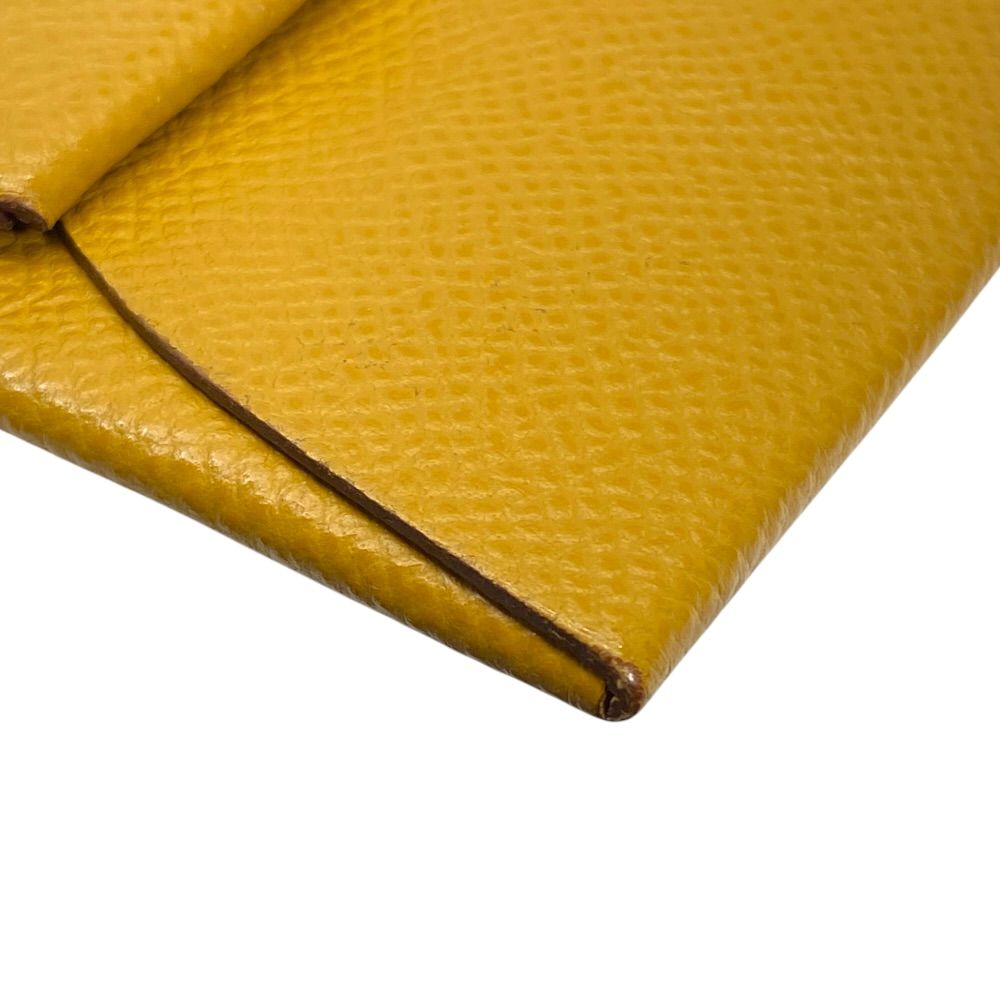 Hermes Bastia Coin Case Leather Camel Practical — view 3