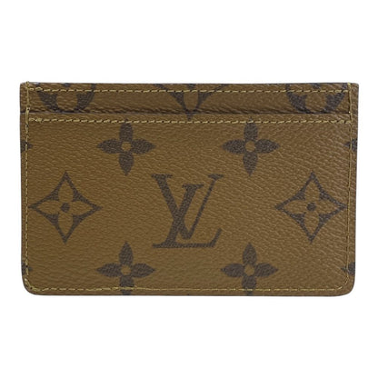 Louis Vuitton Card Holder Sample Case Monogram Reverse Leather Brown Practical — view 2