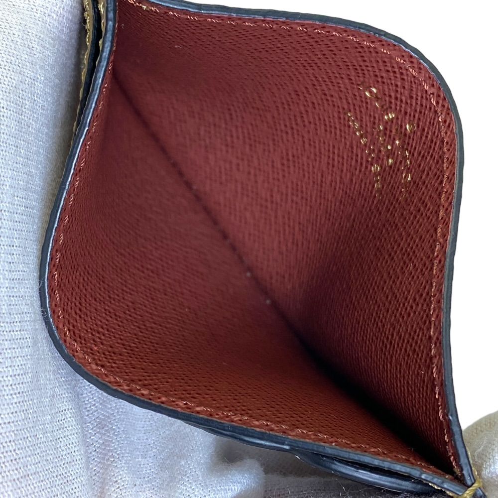 Louis Vuitton Card Holder Sample Case Monogram Reverse Leather Brown Practical — view 5