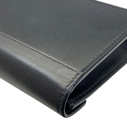 Celine Trifolded Card Case Holder Business Leather Black Pink Practical — view 4