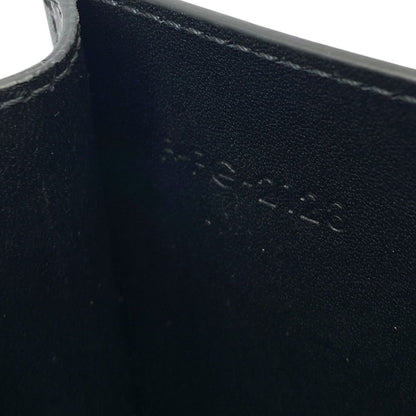 Celine Trifolded Card Case Holder Business Leather Black Pink Practical — view 8
