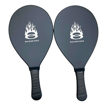 Balenciaga Beach Racket Tennis Paddle Set with Ball Resin Black Leisure Outdoor — view 2