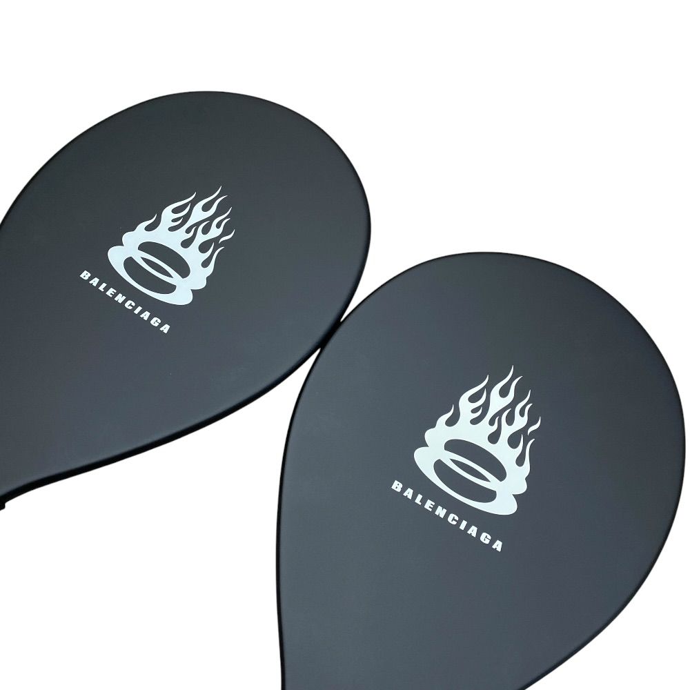 Balenciaga Beach Racket Tennis Paddle Set with Ball Resin Black Leisure Outdoor — view 4