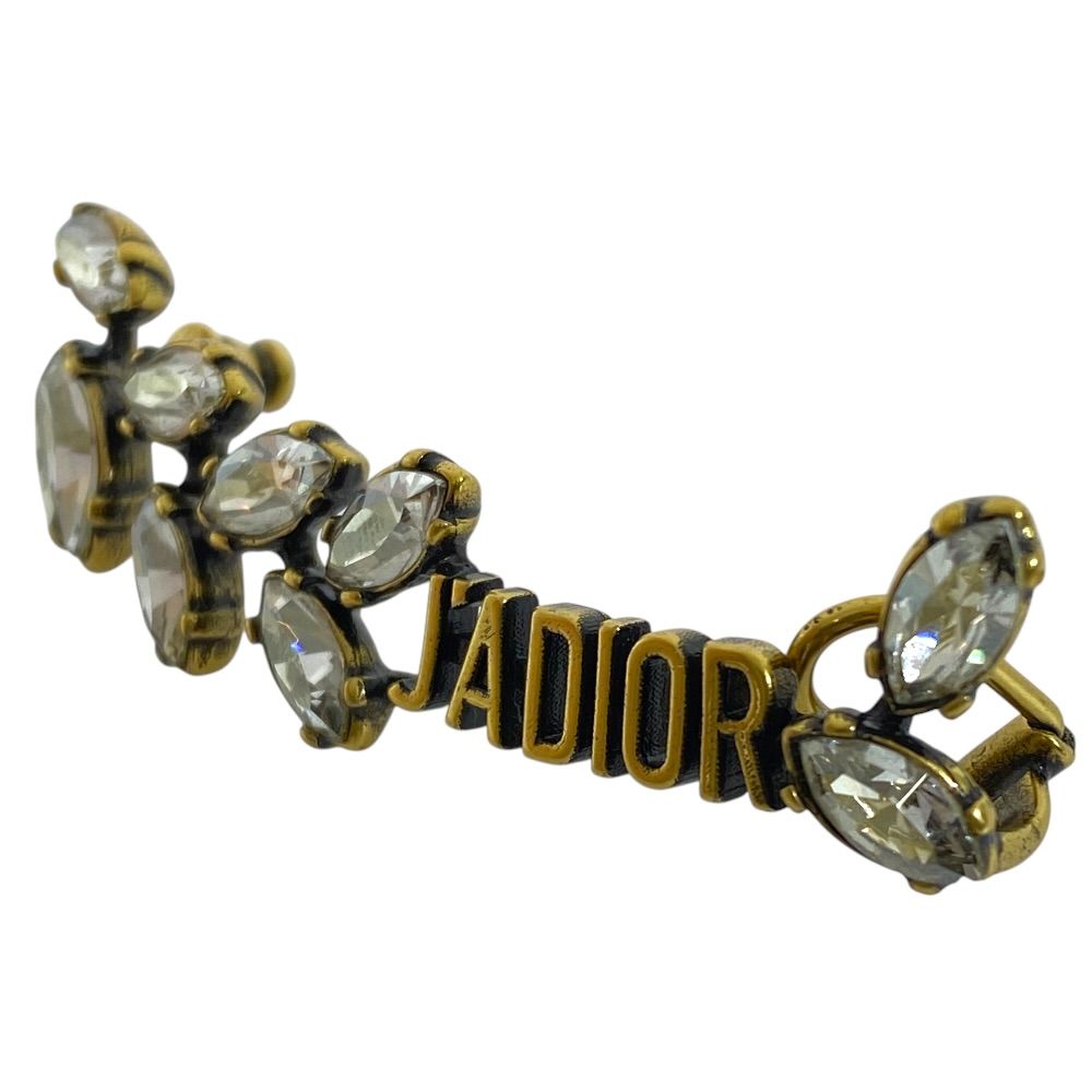 Dior J'adior Earrings Rhinestone Gold Gorgeous — view 4