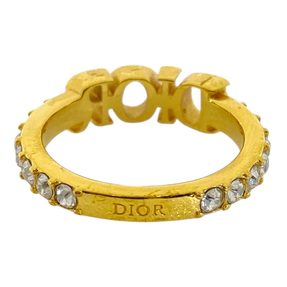 Dior Dioevolution Ring Logo Rhinestone Gold Gorgeous Feminine Accent — view 3