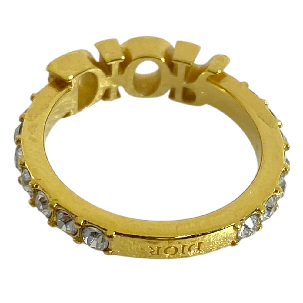 Dior Dioevolution Ring Logo Rhinestone Gold Gorgeous Feminine Accent — view 6