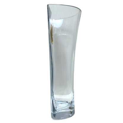 Versace Rosenthal Madness Flower Base Vase Medusa Gold Medallion Crystal Clear — view 2