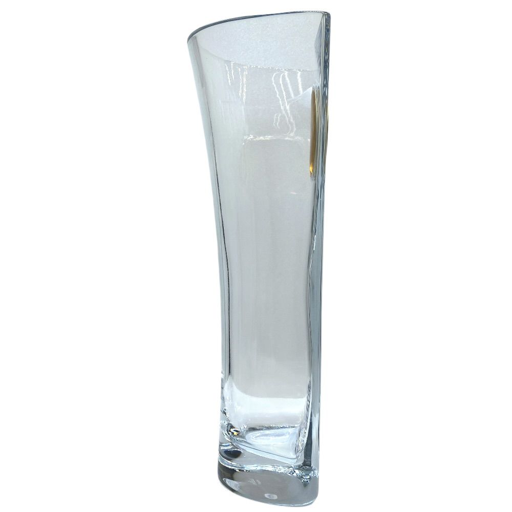 Versace Rosenthal Madness Flower Base Vase Medusa Gold Medallion Crystal Clear — view 4