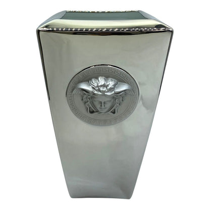 Versace Rosenthal Flower Vase Medusa Porcelain Silver Interior Collection