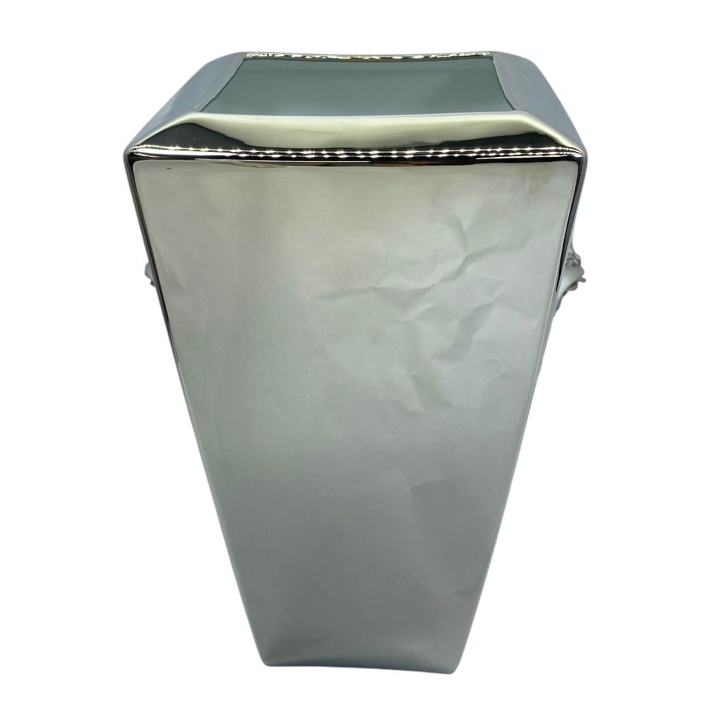 Versace Rosenthal Flower Vase Medusa Porcelain Silver Interior Collection — view 2