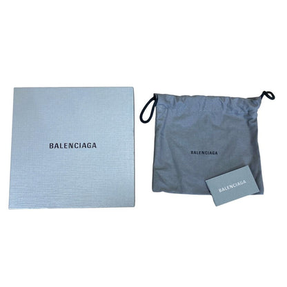Balenciaga Nano Lace Choker Pendant BB Logo Charm Black Silver Mode — view 9