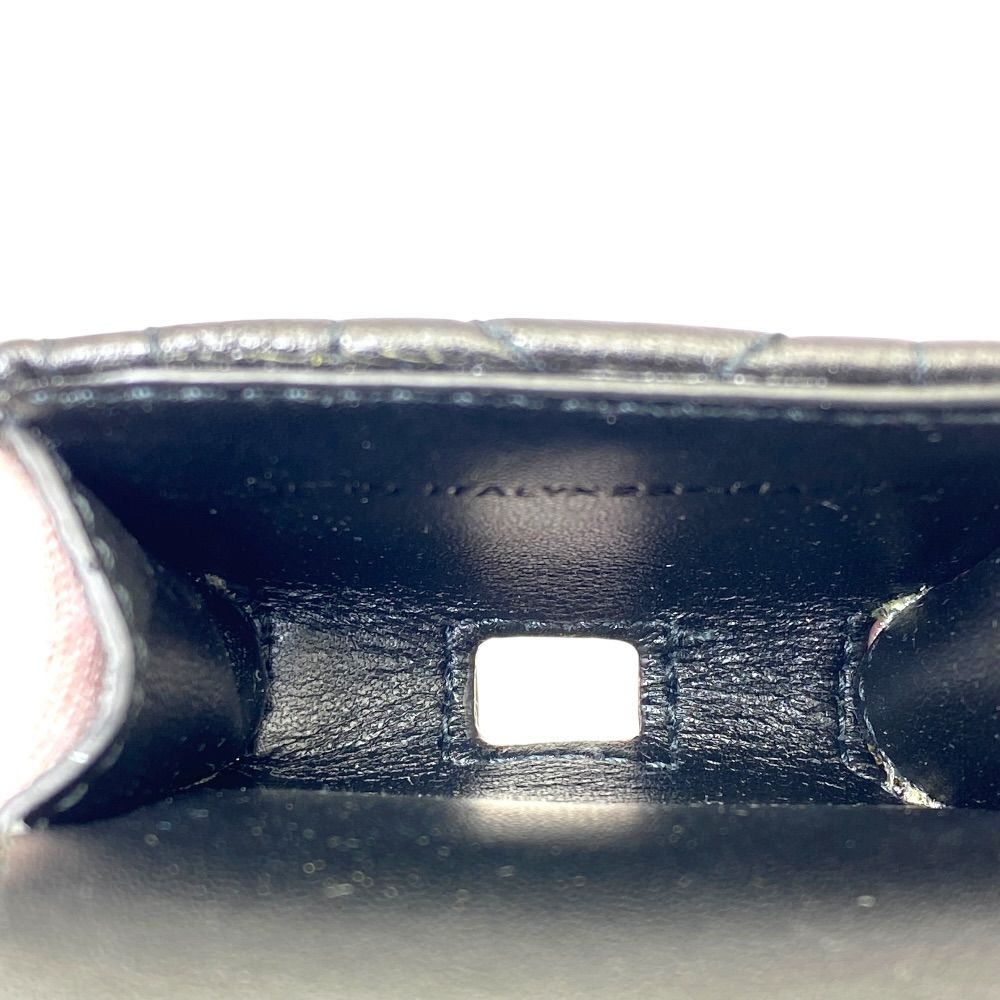 Dior Caro Airpods Case Earphones Leather Black Gold — view 7