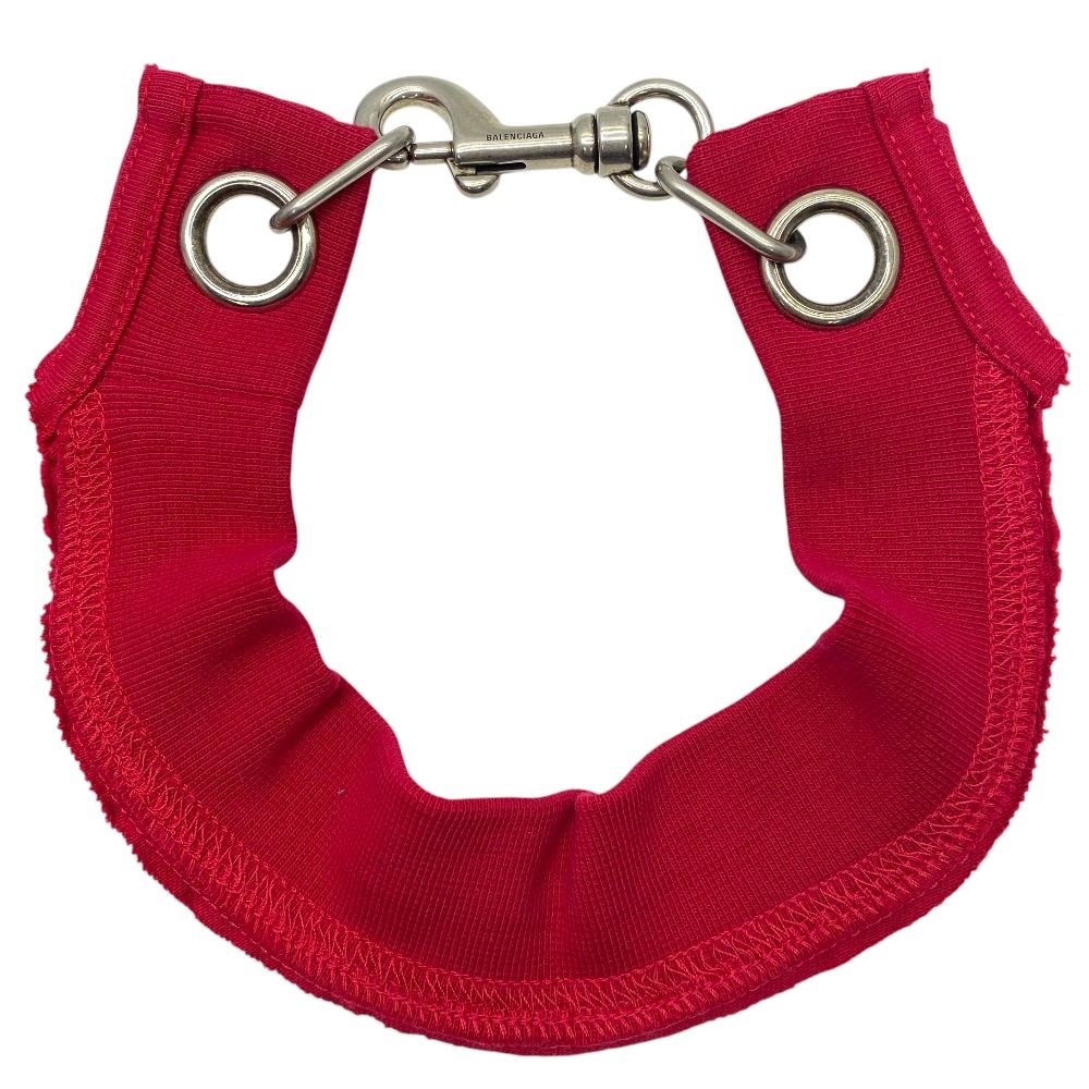 Balenciaga Choker Necklace Red Black Logo Cotton S Mode Unique — view 2