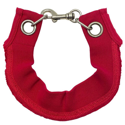Balenciaga Choker Necklace Red Black Logo Cotton S Mode Unique — view 2