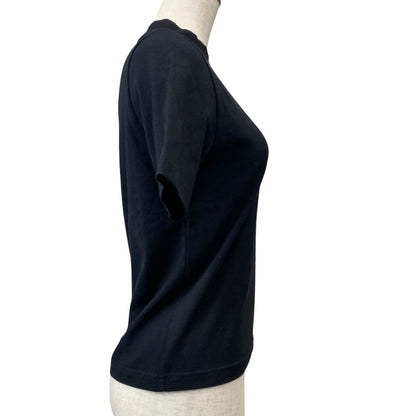 Balenciaga Crew Neck T-Shirt Short Sleeve Black Mode Comfortable — view 4