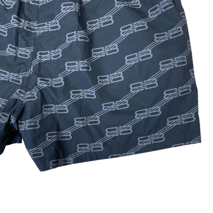 Balenciaga Shorts BB Logo Black Mode Comfortable — view 7