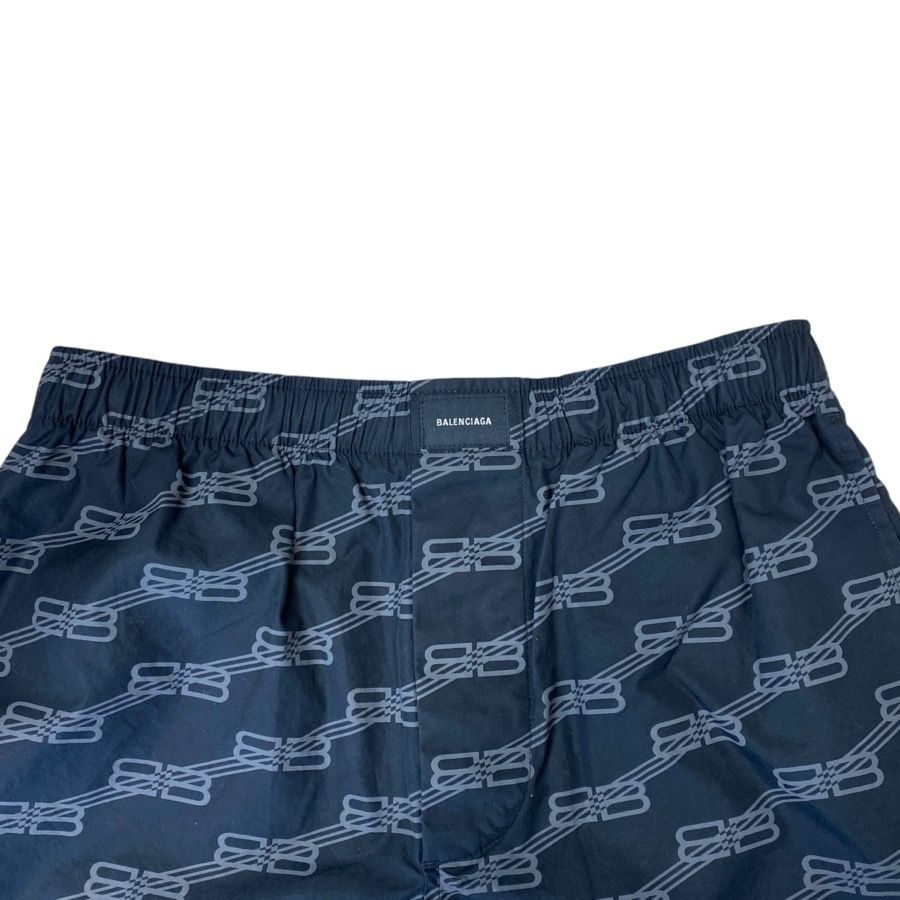 Balenciaga Shorts BB Logo Black Mode Comfortable — view 3