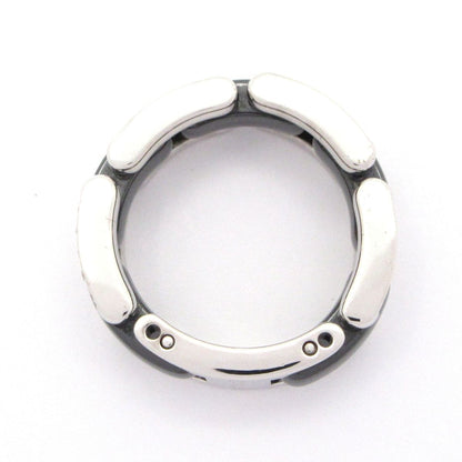 Chanel Ring 48 Ultra Collection 18k White Gold Black Ceramic Diamond — view 4