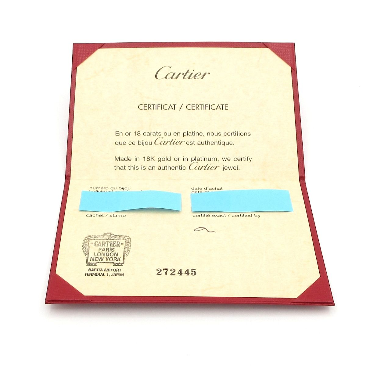 Cartier Pendant 2C Charm 18k White Gold — view 4