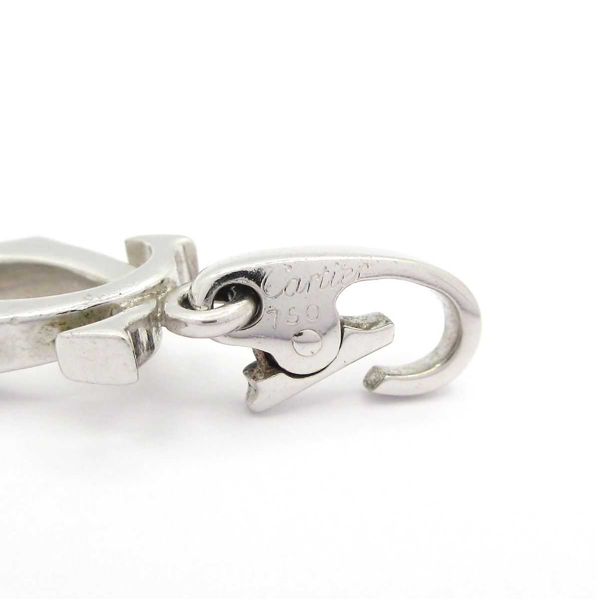 Cartier Pendant 2C Charm 18k White Gold — view 3