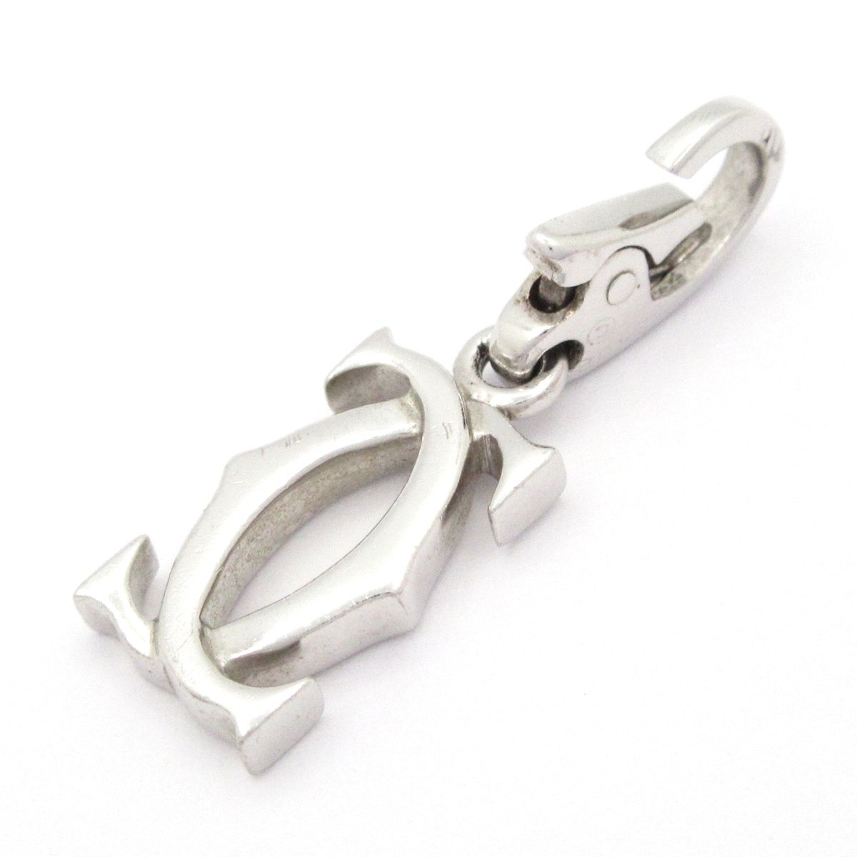 Cartier Pendant 2C Charm 18k White Gold — view 2
