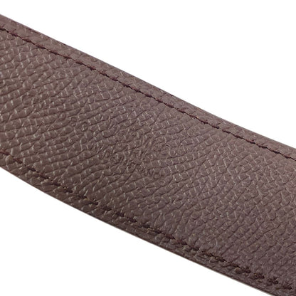 Hermes Belt 80 O Carre Noir Chocolat Silver — view 4