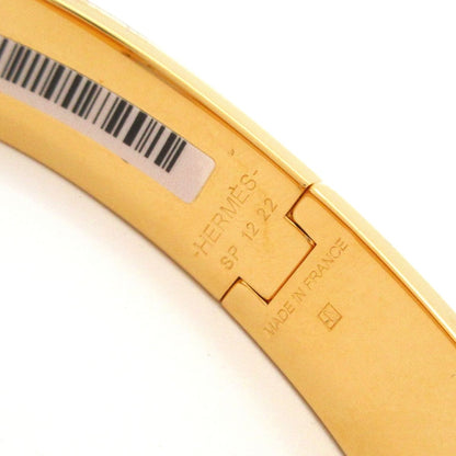 Hermes Bangle Click Gold White Bracelet — view 4